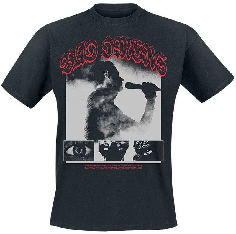 Bad Omens T-Shirt - In The Smoke - S bis 4XL - für Männer - Größe L - schwarz - Lizenziertes Merchandise! Bad Omens T-Shirt - In The Smoke - S bis 4XL - für Männer - Größe L - schwarz - Lizenziertes Merchandise! von Bad Omens