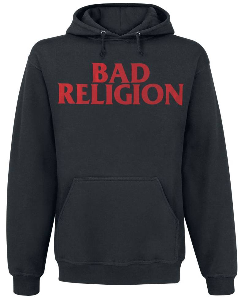 Bad Religion Kapuzenpullover - Logo Crossbuster - S bis XXL - für Männer - Größe XXL - schwarz  - Lizenziertes Merchandise! von Bad Religion