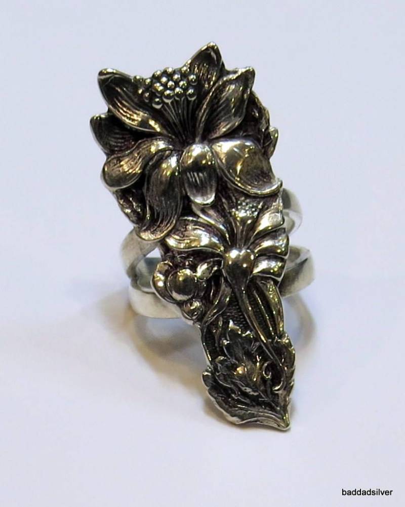 Design "Voodoo Prinzessin" Ring Aus Sterlingsilber, Sz 7 3/4 Design "Voodoo Prinzessin" Ring Aus Sterlingsilber, Sz 7 3/4 von BadDadSilver
