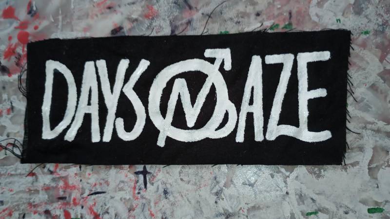 Days N Daze, N "Daze Patch, Folk Punk Patches Crust Handgemalter Patch Days N Daze, N "Daze Patch, Folk Punk Patches Crust Handgemalter Patch von BadHippieMotorCLO