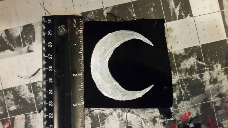 Mond Aufnäher, Halbmond Tumblr Patch, Hexen Aufnäher Mond Aufnäher, Halbmond Tumblr Patch, Hexen Aufnäher von BadHippieMotorCLO
