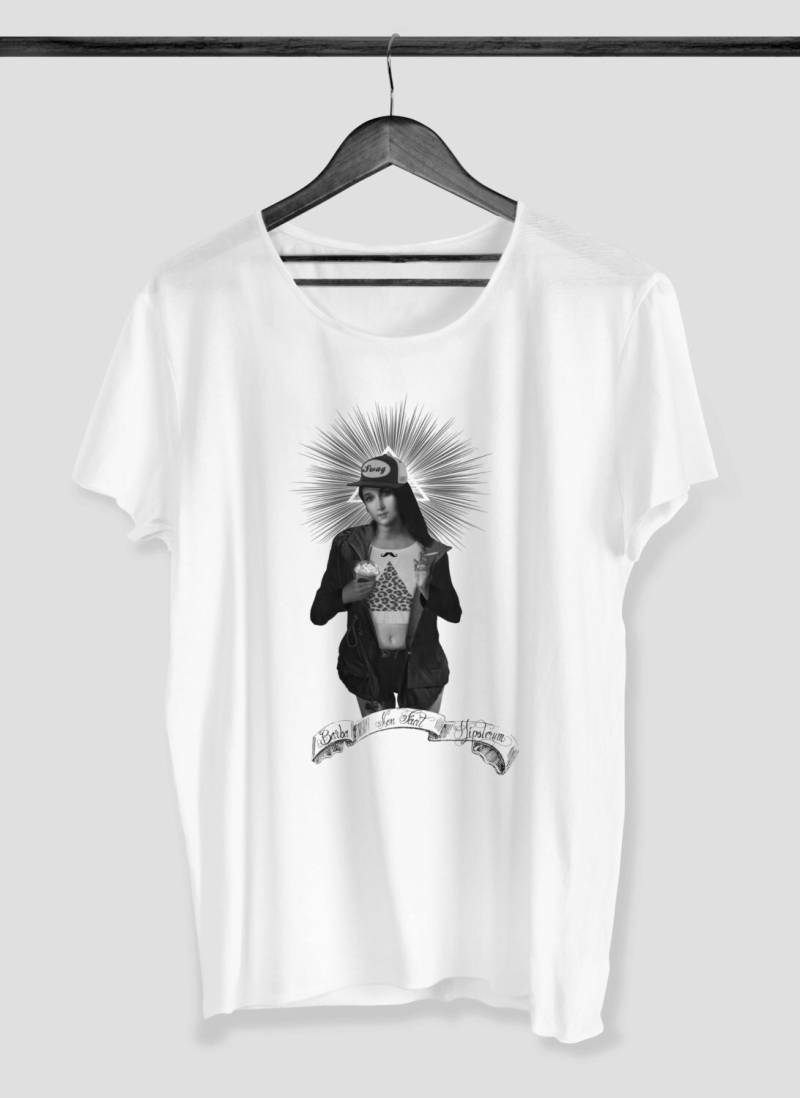 Yolo Maria Handsiebdruck T Yolo Maria Handsiebdruck T von BadTasteFactory