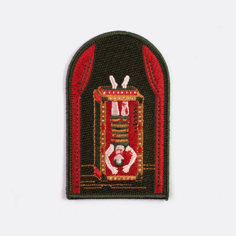 Houdini Aufnäher Zum Aufbügeln // Magier Lustige Zauberer Goth Geschenkideen Gestickter von BadaboomStudio