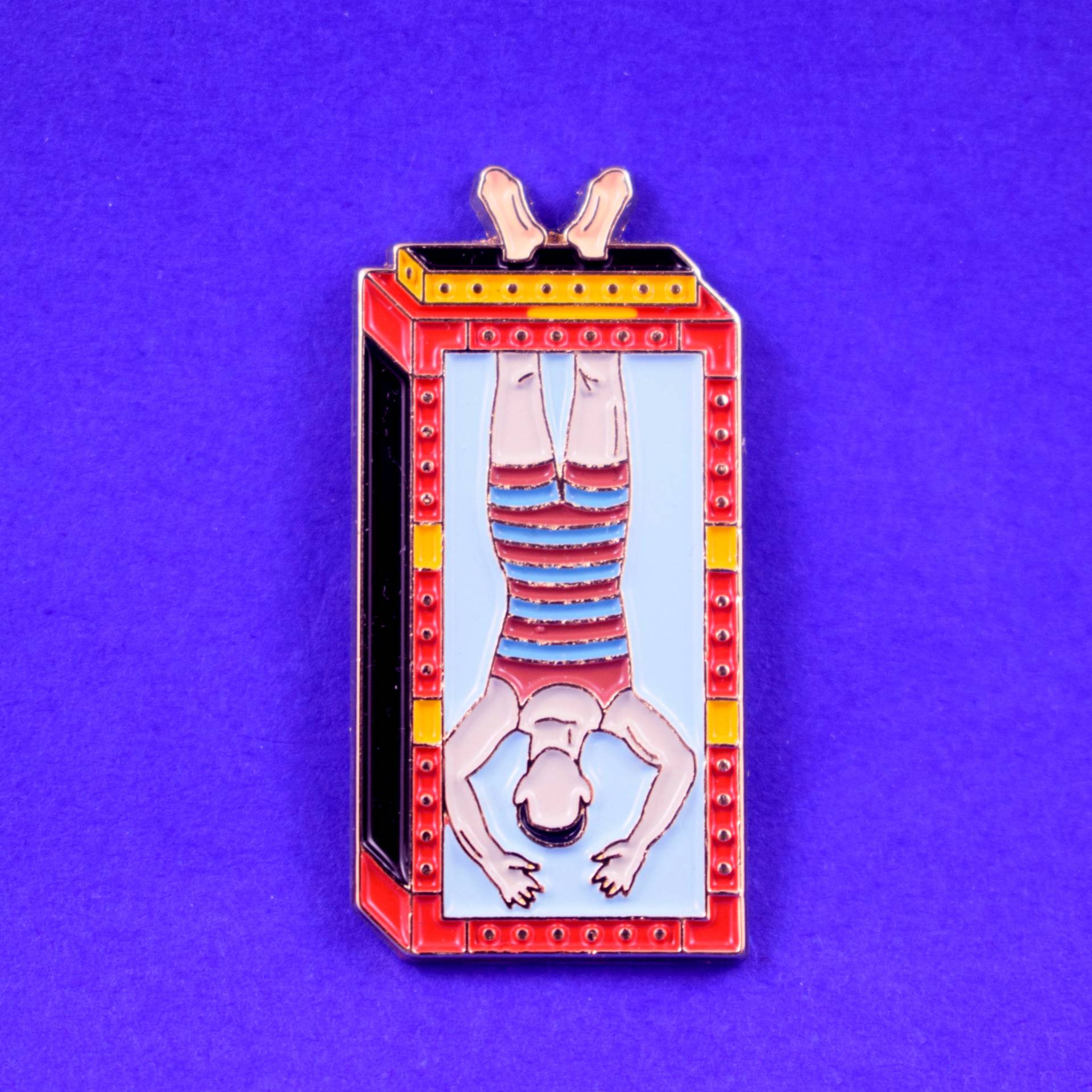 Houdini Magie Soft Enamel Pin // Magier Süßer Pins Anstecknadel Geschenke Für Sie Geschenk Ihn Geschenkideen von BadaboomStudio