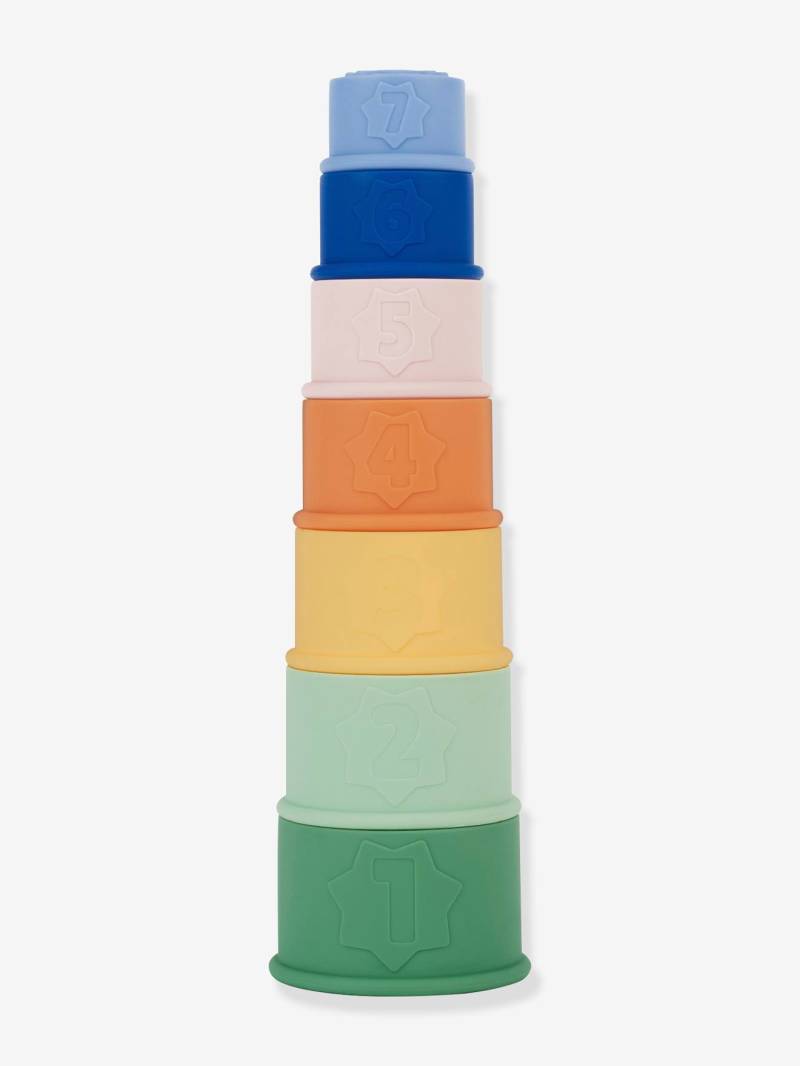 7er-Set Baby Stapelbecher aus Silikon BADABULLE von Badabulle