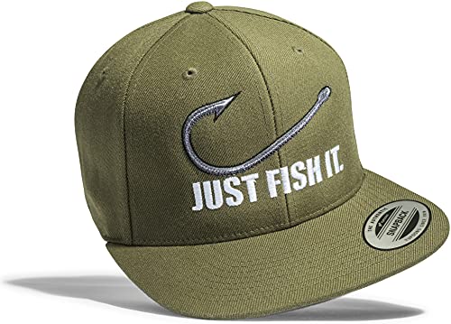 Anglerhut : Fish it - Angeln Cap Herren - Angler Geschenke für Männer - Mütze Angelzubehör (One Size) von Baddery
