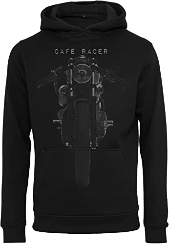 Baddery Biker Hoodie Herren - Cafe Racer - Motorrad Pullover Männer - Geschenk Motorradfahrer - Motorrad Bekleidung Set Zubehör (5XL) von Baddery