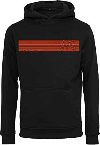 Baddery Fahrrad Pullover Herren - Fast Forward - Sport Pullover Herren - Rennrad Zubehör Hoodie Kapuzenpullover (L) von Baddery