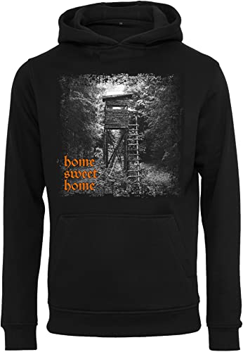 Baddery Jäger Pullover Herren - Home Sweet Home - Geschenk für Jäger - Jagd Pullover Männer - Jäger Kleidung Jagd Zubehör (5XL) von Baddery