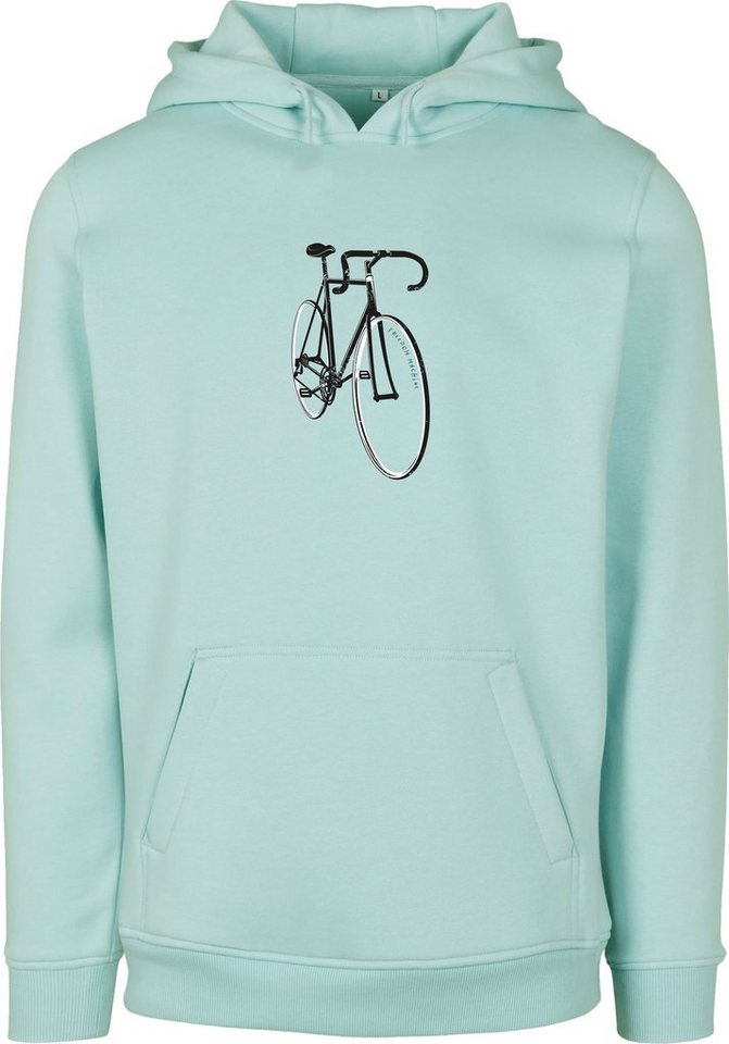 Baddery Kapuzenpullover Fahrrad Hoodie : Freedom Machine - Sport Pullover Herren, hochwertiger Siebdruck von Baddery