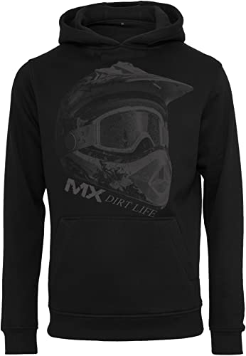 Baddery Motocross Pullover Herren : MX Dirt Life - Moto Cross Kleidung - Hoodie Männer - Motocross Zubehör (5XL) von Baddery