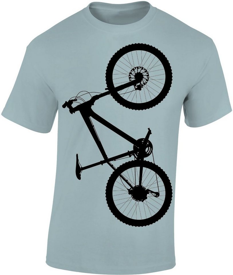 Baddery Print-Shirt Fahrrad T-Shirt: "MTB Hardtail", hochwertiger Siebdruck, auch Übergrößen, aus Baumwolle Baddery Print-Shirt Fahrrad T-Shirt: "MTB Hardtail", hochwertiger Siebdruck, auch Übergrößen, aus Baumwolle von Baddery
