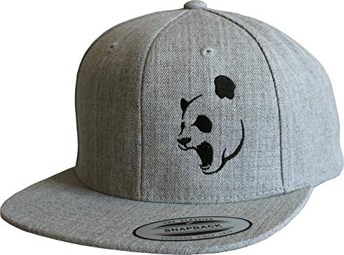 (A) Cap Herren Flexfit Snapback : Panda - Basecap Herren & Damen Baseball Cap Männer (One Size) von Baddery