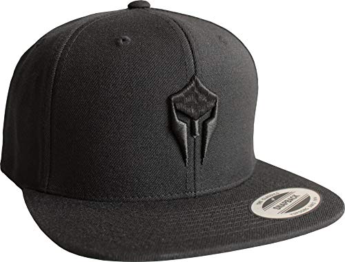 Baddery Gym Cap Flexfit Snapback : Sparta - Spartan Kappe Herren & Damen (Schwarz) von Baddery