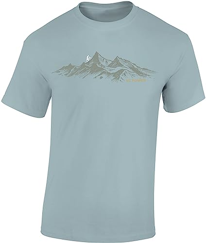 Fahrrad T-Shirt Herren : V2 Power - Sport Tshirts Herren - Mountainbike Shirt (Ice Blue M) von Baddery