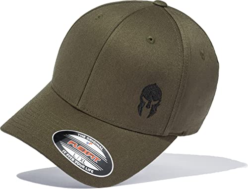 Baddery Gym Cap Flexfit : Sparta Helm - Spartan Basecap Herren & Damen Baseball (S-M) von Baddery