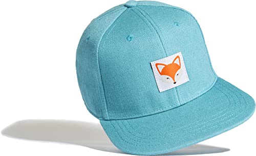 Kinder Cap : Fuchs (Patch) - Basecap Kinder Kappe Jungs Cap Jungen Sport Mütze (Türkis) von Baddery