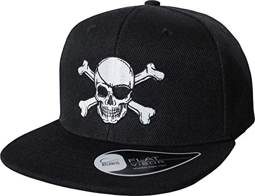 Baddery Kinder Cap : Pirat - Kappe Jungs Cappy Jungen Sport Mütze - Piratenhut (One Size) von Baddery