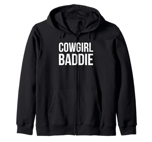 Cowgirl Baddie Western Rodeo Style Outfit Damen Kapuzenjacke Cowgirl Baddie Western Rodeo Style Outfit Damen Kapuzenjacke von Baddie Apparel Co.