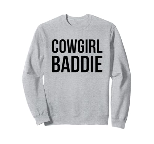 Cowgirl Baddie Western Rodeo Style Outfit Damen Sweatshirt Cowgirl Baddie Western Rodeo Style Outfit Damen Sweatshirt von Baddie Apparel Co.