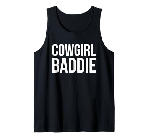 Cowgirl Baddie Western Rodeo Style Outfit Damen Tank Top Cowgirl Baddie Western Rodeo Style Outfit Damen Tank Top von Baddie Apparel Co.
