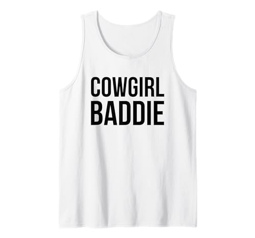Cowgirl Baddie Western Rodeo Style Outfit Damen Tank Top Cowgirl Baddie Western Rodeo Style Outfit Damen Tank Top von Baddie Apparel Co.
