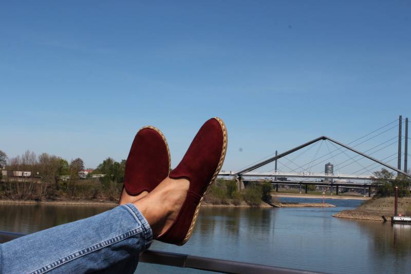 Barfuß Schuhe Herren Nubukleder Herrenschuhe Mokassins Barefoot Lederschuhe Erdungsschuh Slipons Barfußschuhe Lederslipper Espadrilles von Badeza