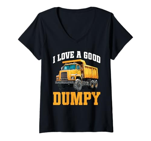 Damen I Love A Good Dumpy Badezimmerkot Humor - T-Shirt mit V-Ausschnitt Damen I Love A Good Dumpy Badezimmerkot Humor - T-Shirt mit V-Ausschnitt von Badezimmer Witze Gag Central