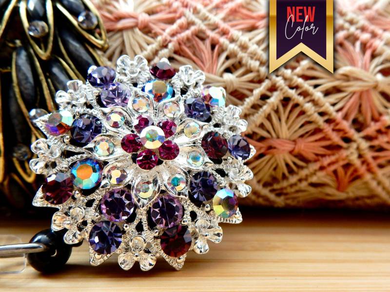 Crystal Badge Reel Accessoire, Funkelnder Einziehbarer Ausweishalter Für Lehrer, Apotheker, Ärzte Und Büroangestellte, Stilvolles Geschenk Sie Crystal Badge Reel Accessoire, Funkelnder Einziehbarer Ausweishalter Für Lehrer, Apotheker, Ärzte Und Büroangestellte, Stilvolles Geschenk Sie von BadgeAlleybyGerAnne