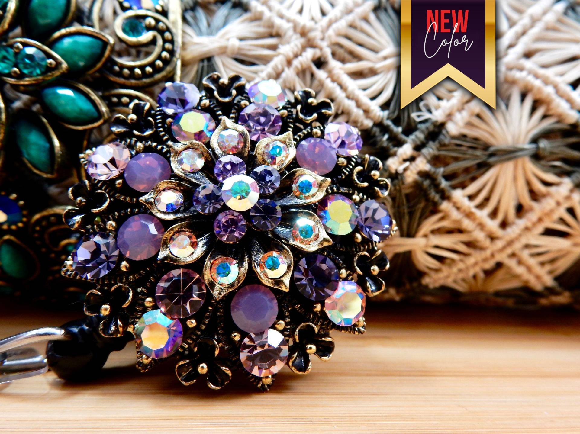 Einziehbarer Ausweishalter, Kristall-Id-Clip, Bling Rn-Accessoire Für Krankenschwestern, Ärzte Und Lehrer, Stilvolles Abschlussgeschenk Die von BadgeAlleybyGerAnne