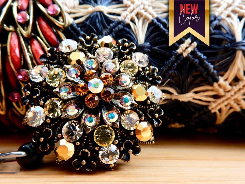 Einziehbarer Strass-Abzeichenclip, Id-Accessoire Für Krankenschwestern, Pflegeschmuckgeschenk, Abschlussgeschenk Sie, Stilvolles Arbeitszubehör von BadgeAlleybyGerAnne