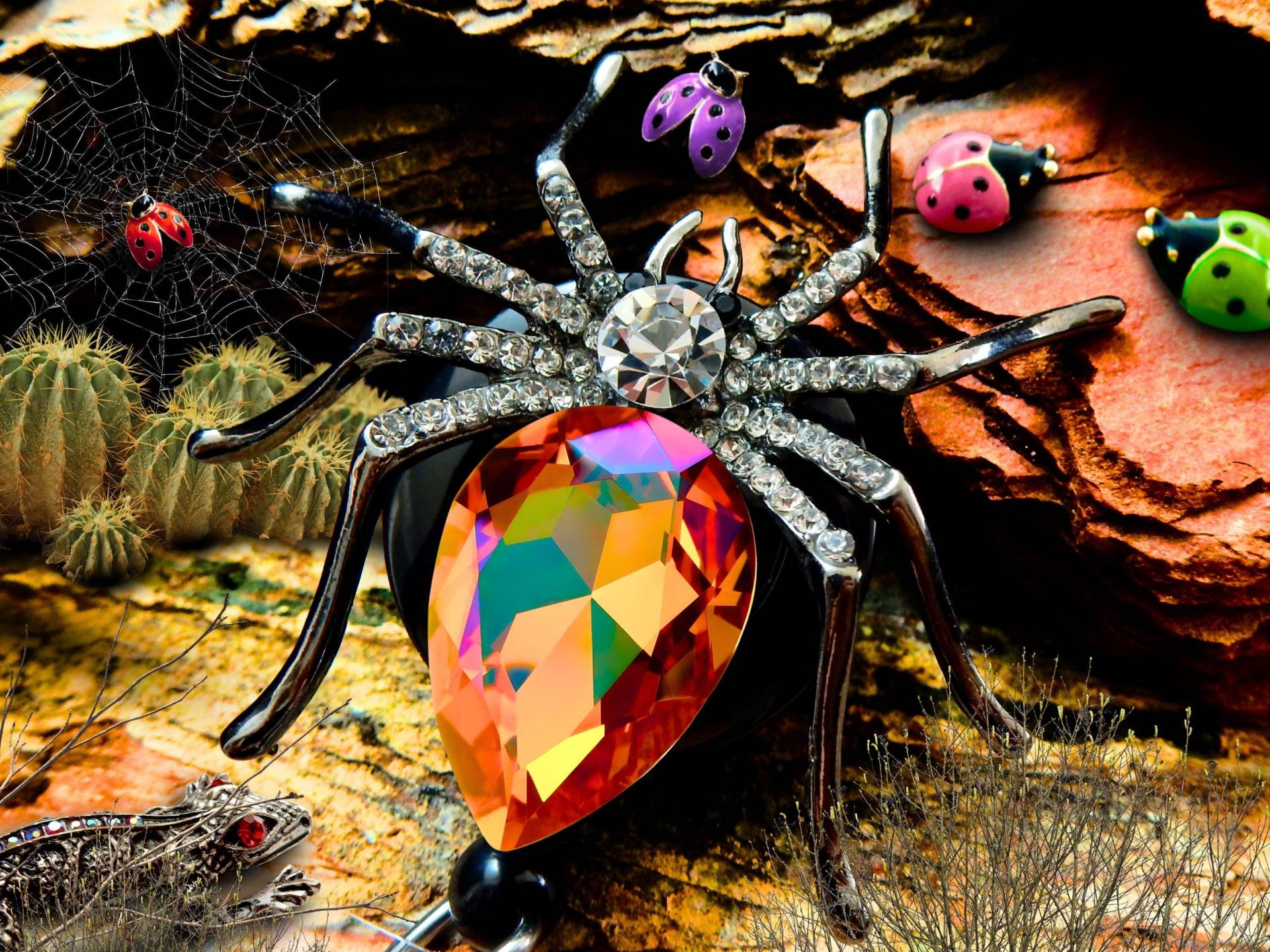 Gruseliger Ausweishalter - Spinne Strass Einziehbarer Für Krankenschwestern, Ärzte Oder Büroangestellte von BadgeAlleybyGerAnne