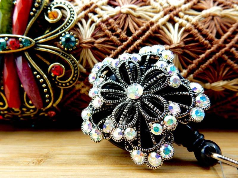 Krankenschwester Einziehbare Abzeichen Reel, Schöne Strass Ausweishalter, Bsn Abschlussgeschenk, Ausweisrollen von BadgeAlleybyGerAnne