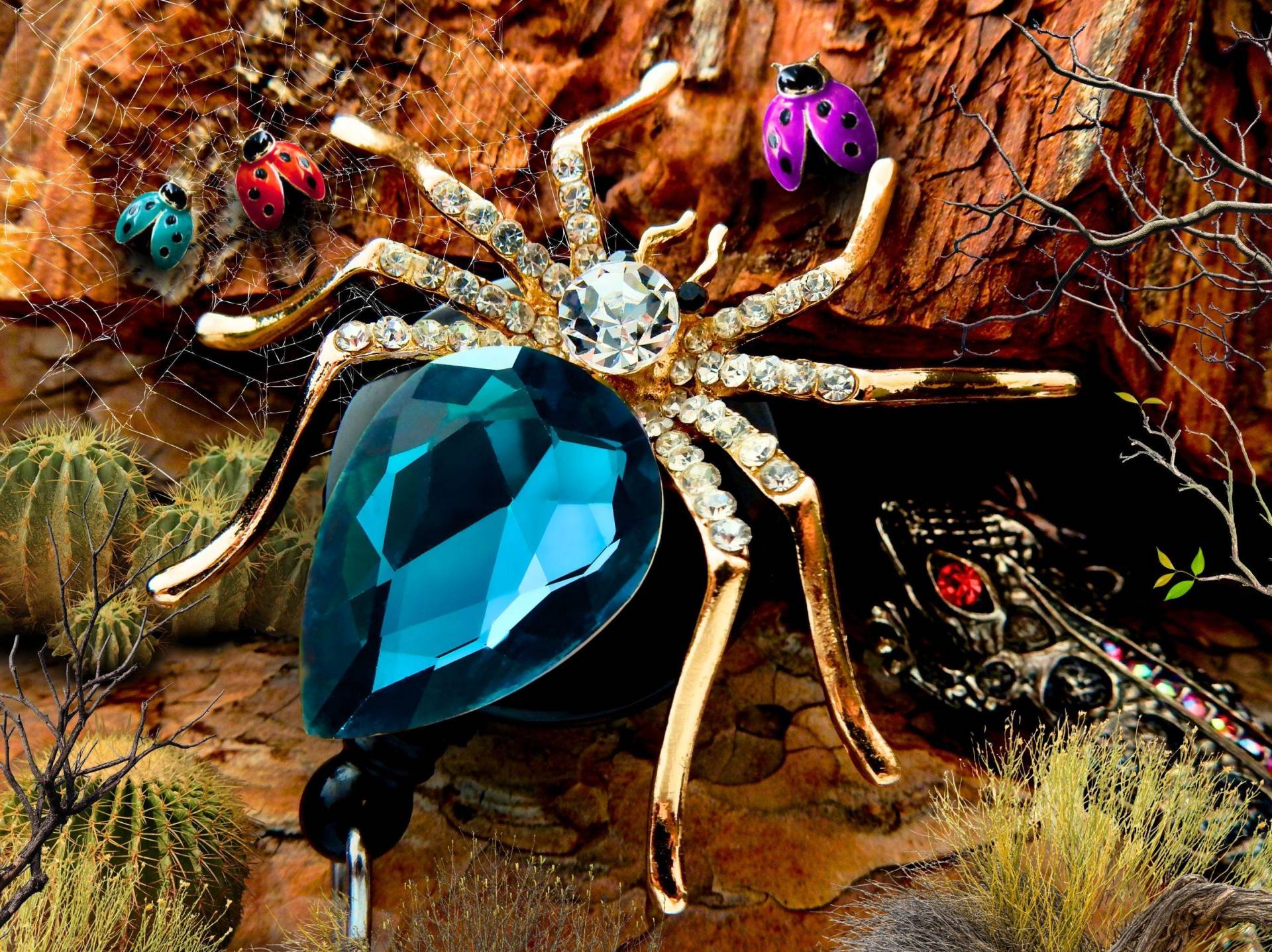 Krankenschwester Zubehör Für Die Arbeit - Strass Spinne Einziehbarer Ausweishalter Gesundheitsfachkräfte von BadgeAlleybyGerAnne