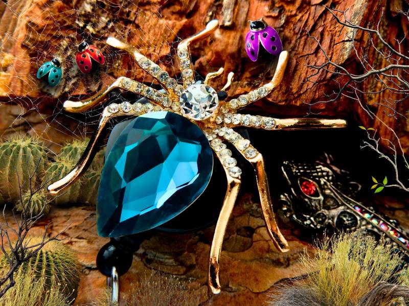 Krankenschwester Zubehör Für Die Arbeit - Strass Spinne Einziehbarer Ausweishalter Gesundheitsfachkräfte von BadgeAlleybyGerAnne