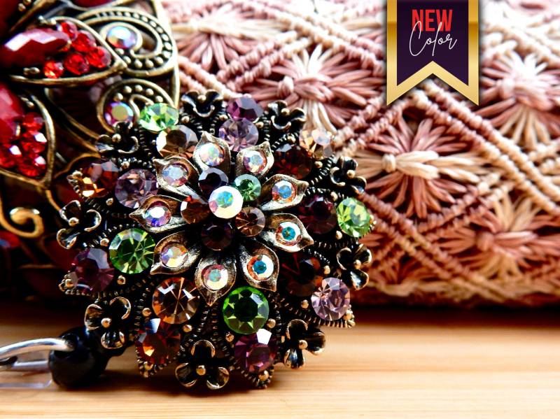 Rn-Ausweishalter, Einziehbarer Ausweishalter, Strass-Id-Ausweishalter, Designer-Namensschild-Ausweishalter, Frauen-Ausweisrolle Rn-Ausweishalter, Einziehbarer Ausweishalter, Strass-Id-Ausweishalter, Designer-Namensschild-Ausweishalter, Frauen-Ausweisrolle von BadgeAlleybyGerAnne