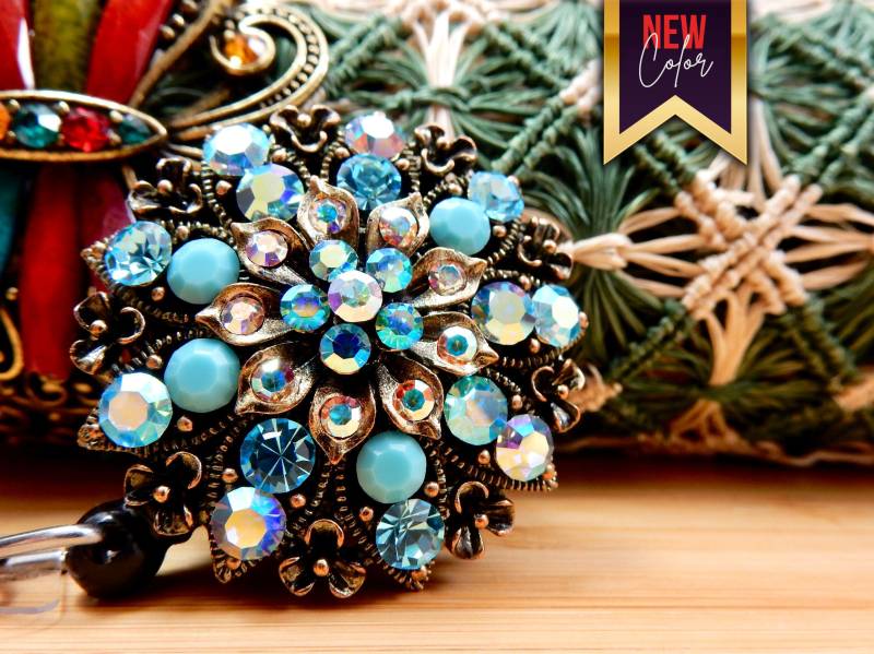 Rn Badge Clip Mit Funkelnden Strasssteinen, Atemberaubender Ausweishalter Für Ärzte, Büroangestellte Oder Lehrer, Perfektes Geschenk Mama Sie von BadgeAlleybyGerAnne