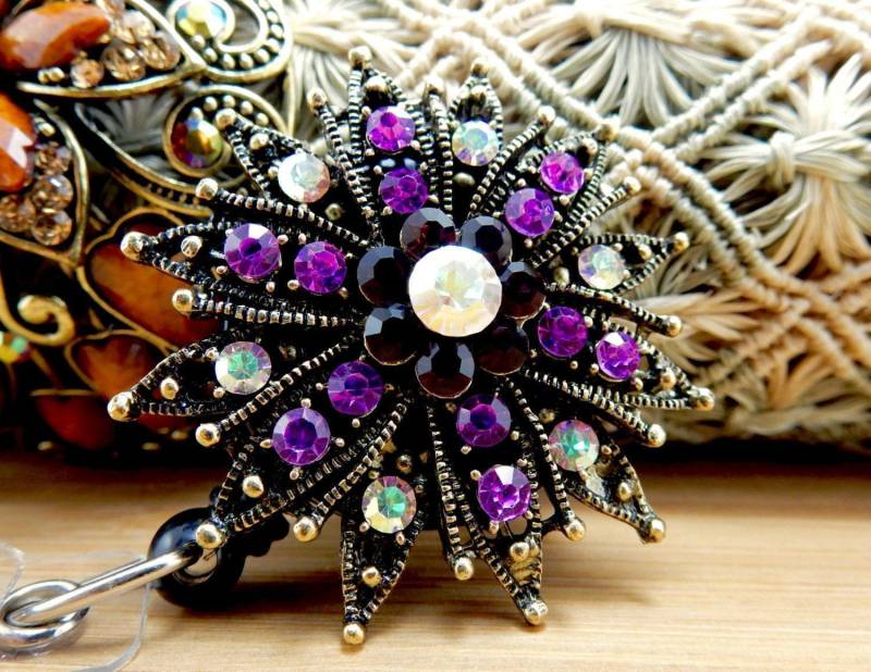 Schneeflocke Badge Clip, Weihnachten Abzeichenhalter, Weihnachtsgeschenk Für Arzt, Weihnachtsgeschenkideen Krankenschwestern, Weihnachtsaccessoire Rn von BadgeAlleybyGerAnne