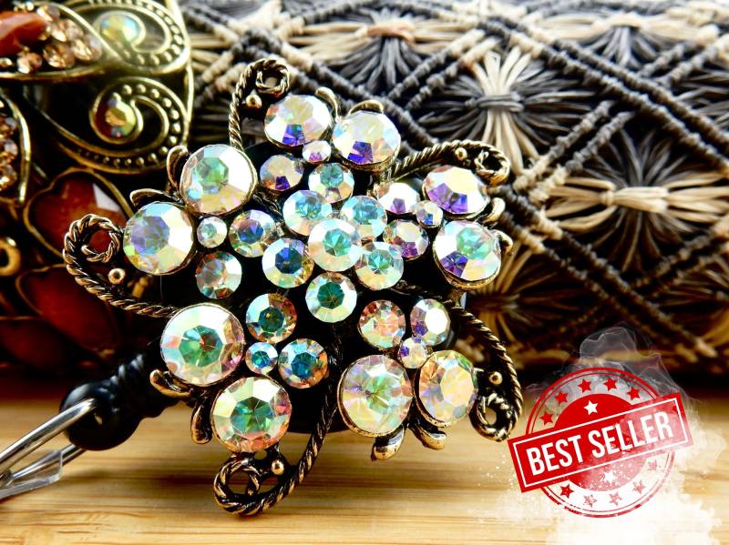 strass Einziehbarer Ausweishalter, Kristall Krankenschwester Abschlussgeschenk strass Einziehbarer Ausweishalter, Kristall Krankenschwester Abschlussgeschenk von BadgeAlleybyGerAnne