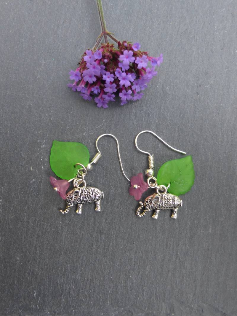 Elefant Ohrringe Elefant Ohrringe von BadgerstoBirds