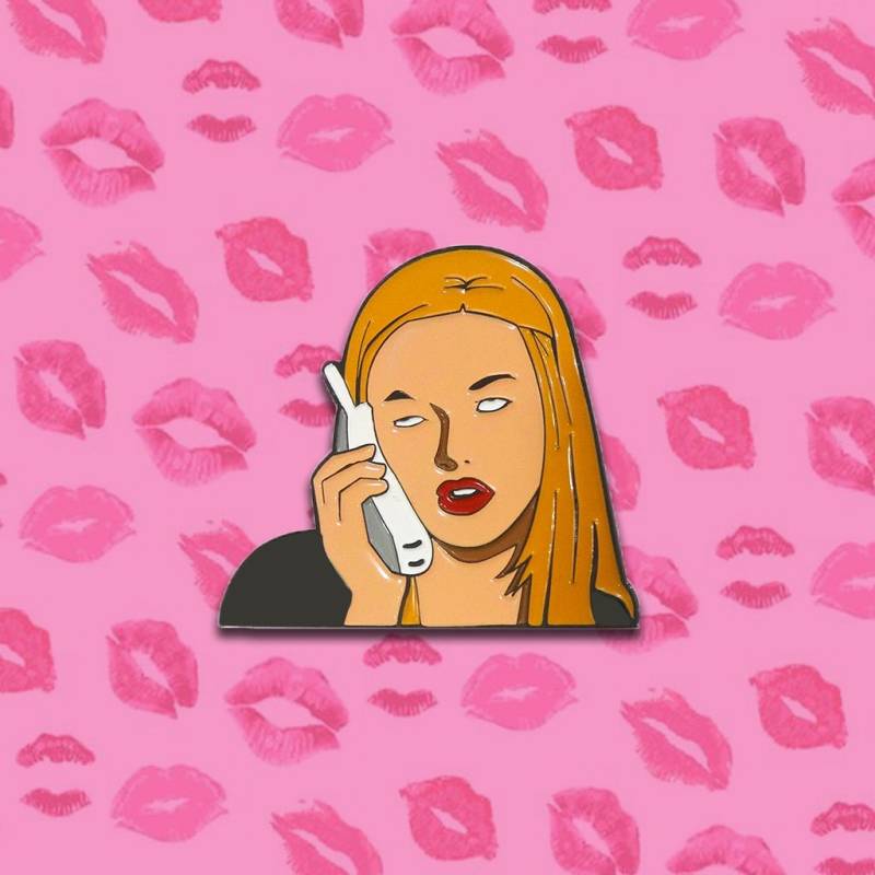 Karen Von Mean Girls #eyeroll Emaille Pin Badge von BadgesonBadges