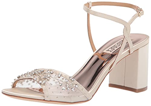 Badgley Mischka Damen Blaine Sandale mit Absatz, elfenbeinfarben, 40 EU von Badgley Mischka