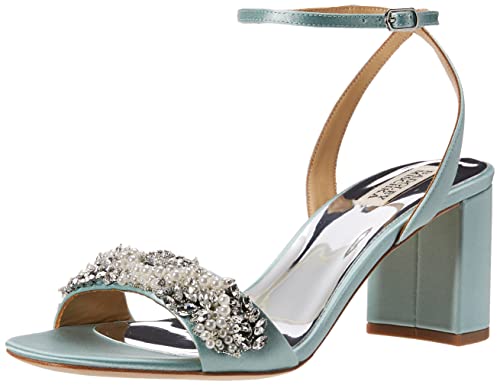 Badgley Mischka Damen Clara Sandale mit Absatz, Blau Blue Radiance, 41 EU von Badgley Mischka