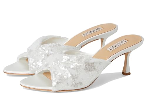 Badgley Mischka Damen Gailea Sandalen mit Absatz, Weiß (Soft White), 39-40 EU von Badgley Mischka