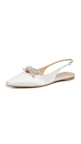 Badgley Mischka Damen Genesis Ballerinas, Weiß (Soft White), 38 EU von Badgley Mischka