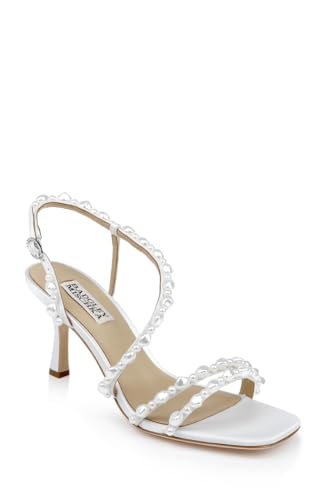 Badgley Mischka Damen Gretta Sandale mit Absatz, Weiß (Soft White), 36 EU von Badgley Mischka