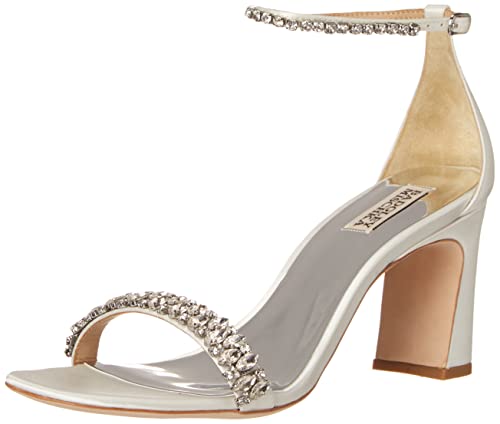 Badgley Mischka Damen Harriet Sandale mit Absatz, Weiß (Soft White), 38.5 EU von Badgley Mischka