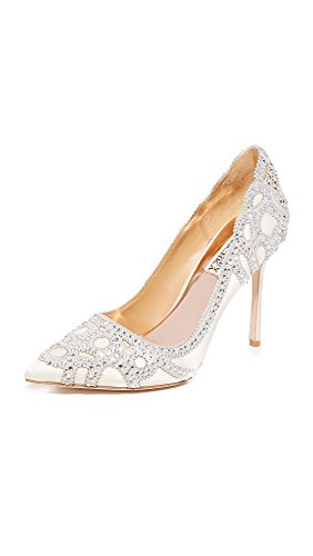 Badgley Mischka Kiara Damen-Pumps – Bequeme, leicht zu tragende Plateauabsätze, Elfenbein, 39 EU Badgley Mischka Kiara Damen-Pumps – Bequeme, leicht zu tragende Plateauabsätze, Elfenbein, 39 EU von Badgley Mischka