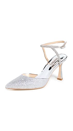 Badgley Mischka Women's Kamilah Pointed Toe Stiletto Pump, silber, 37-38 EU von Badgley Mischka