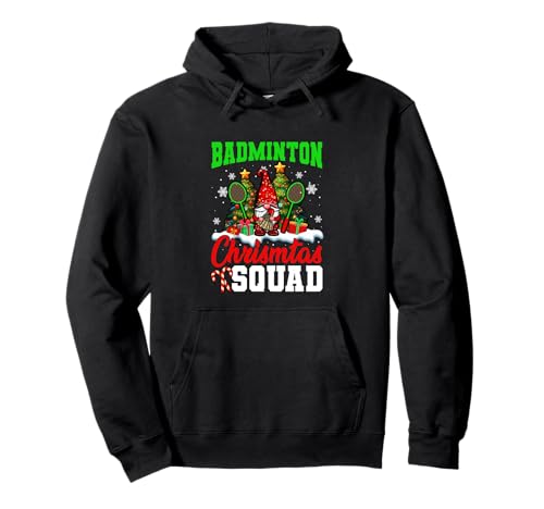 Badminton Christmas Squad Player Costume GNOME Lover Kids Pullover Hoodie von Badminton Christmas Costume